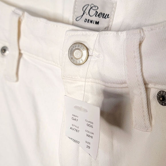 J CREW White Jeans Size 29. #254 - Picture 5 of 6